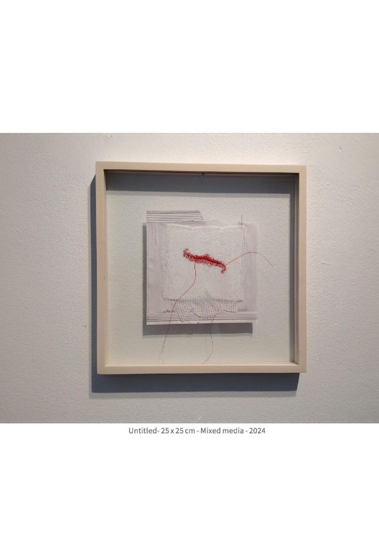 untitled - 25x25 cm - mixed media -2024