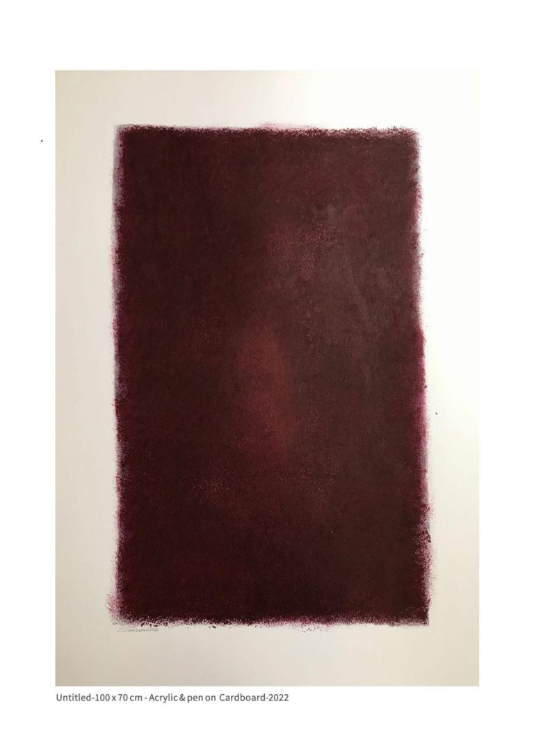 untitled - 100x70 cm - Acrylic and Pen on Cardboard - 2022