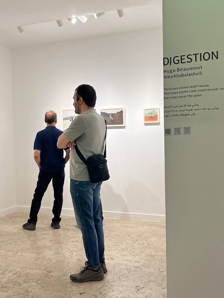 Nika khabelashvili & Hugo Beaumont - Digestion - installation views