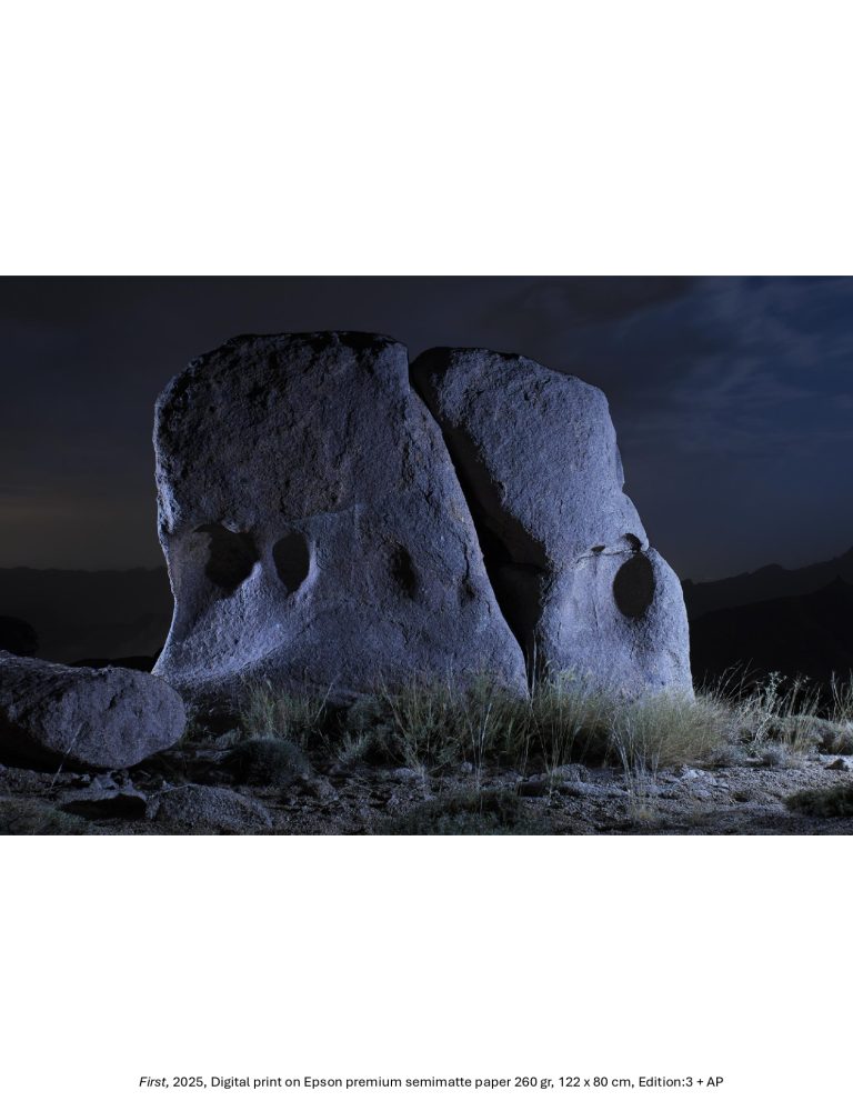 First, 2025, Digital print on Epson premium semimatte paper 260 gr, 122 x 80 cm, Edition:3 + AP